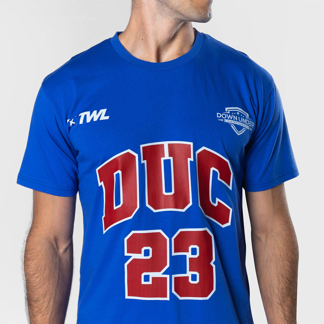 TWL - OVERSIZED T-SHIRT - DUC23 - BLUEBERRY/RED