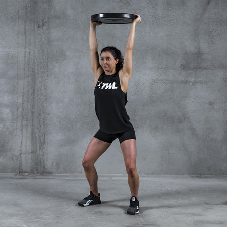 Women's Apparel - TWL - Unisex Everyday Muscle Tank 2.0 - BLACK/WHITE