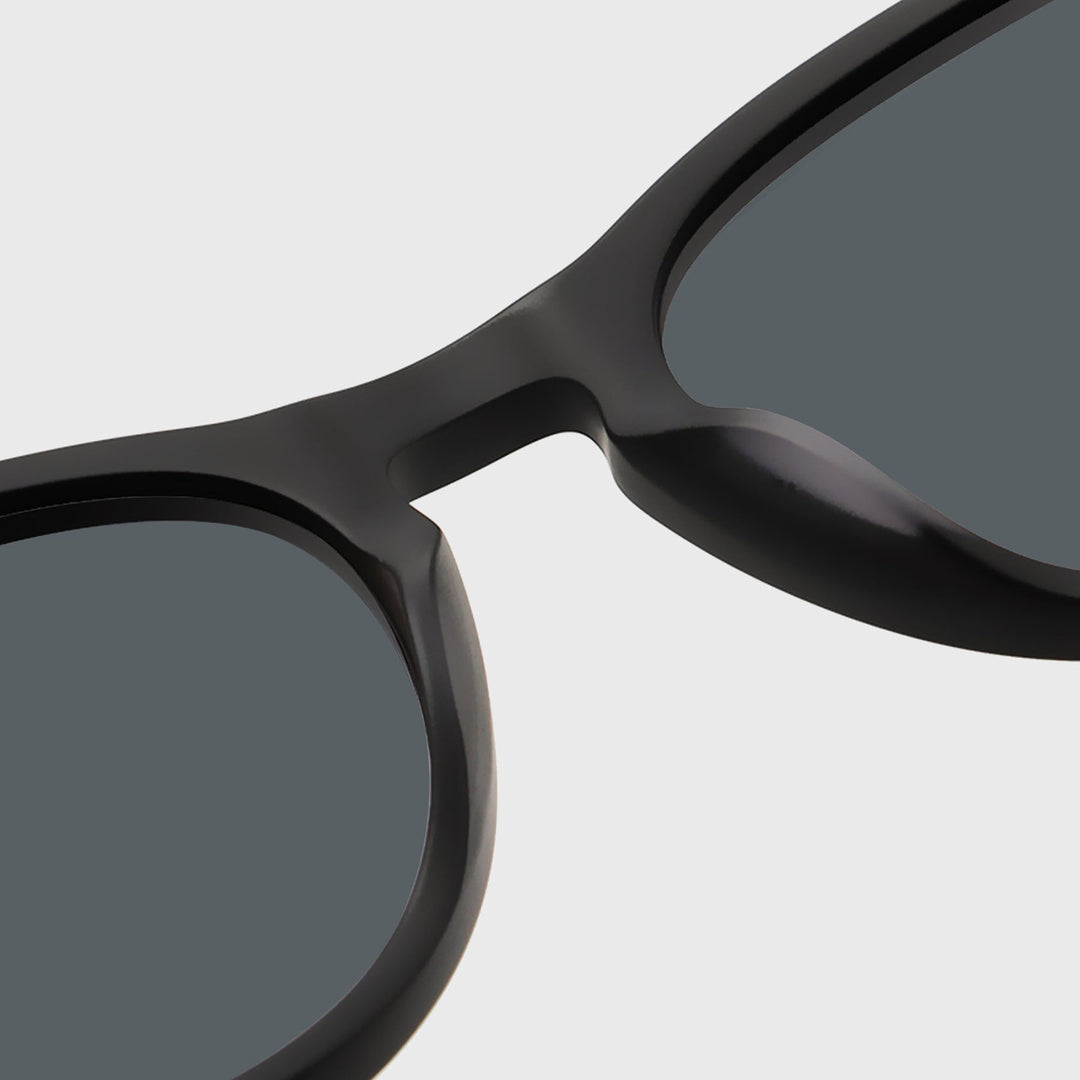 ACTIV - T2B Matte Black with Blue Mirror Lens