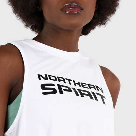 Northern Spirit - THAESIA WOMEN REGULAR FIT CROP TANK - ALABASTER