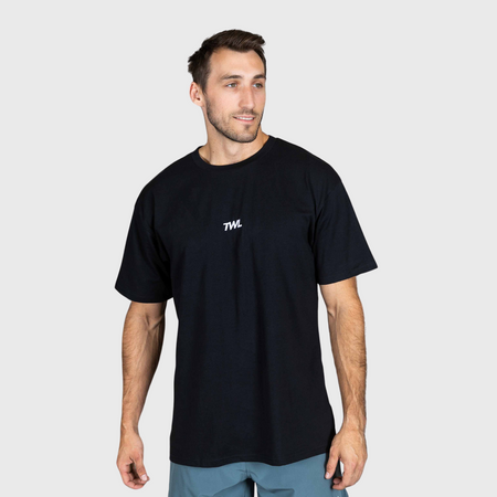 TWL - OVERSIZED T-SHIRT - BLACK/WHITE