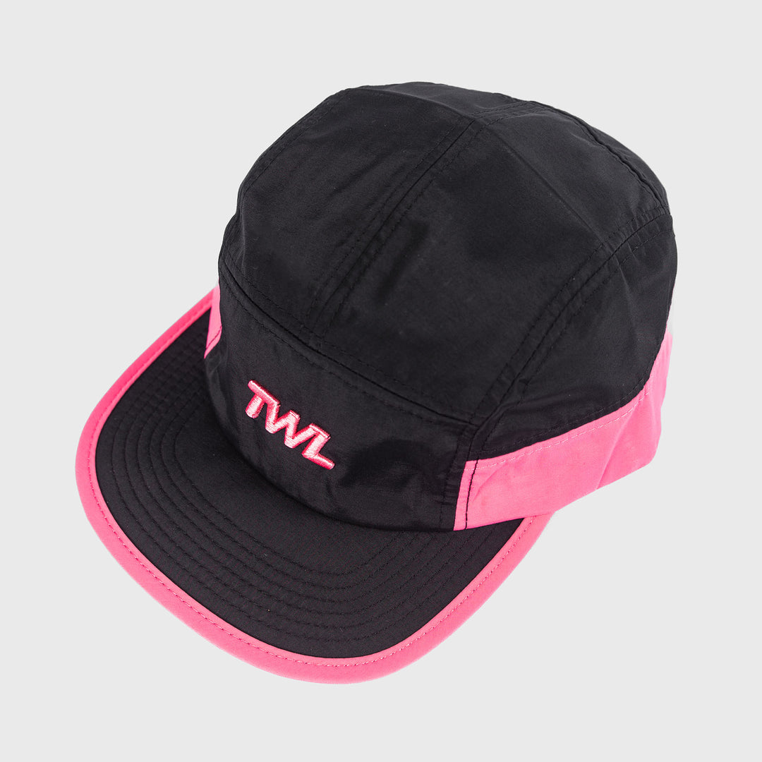 TWL - PACE HAT - BLACK/FLAMINGO