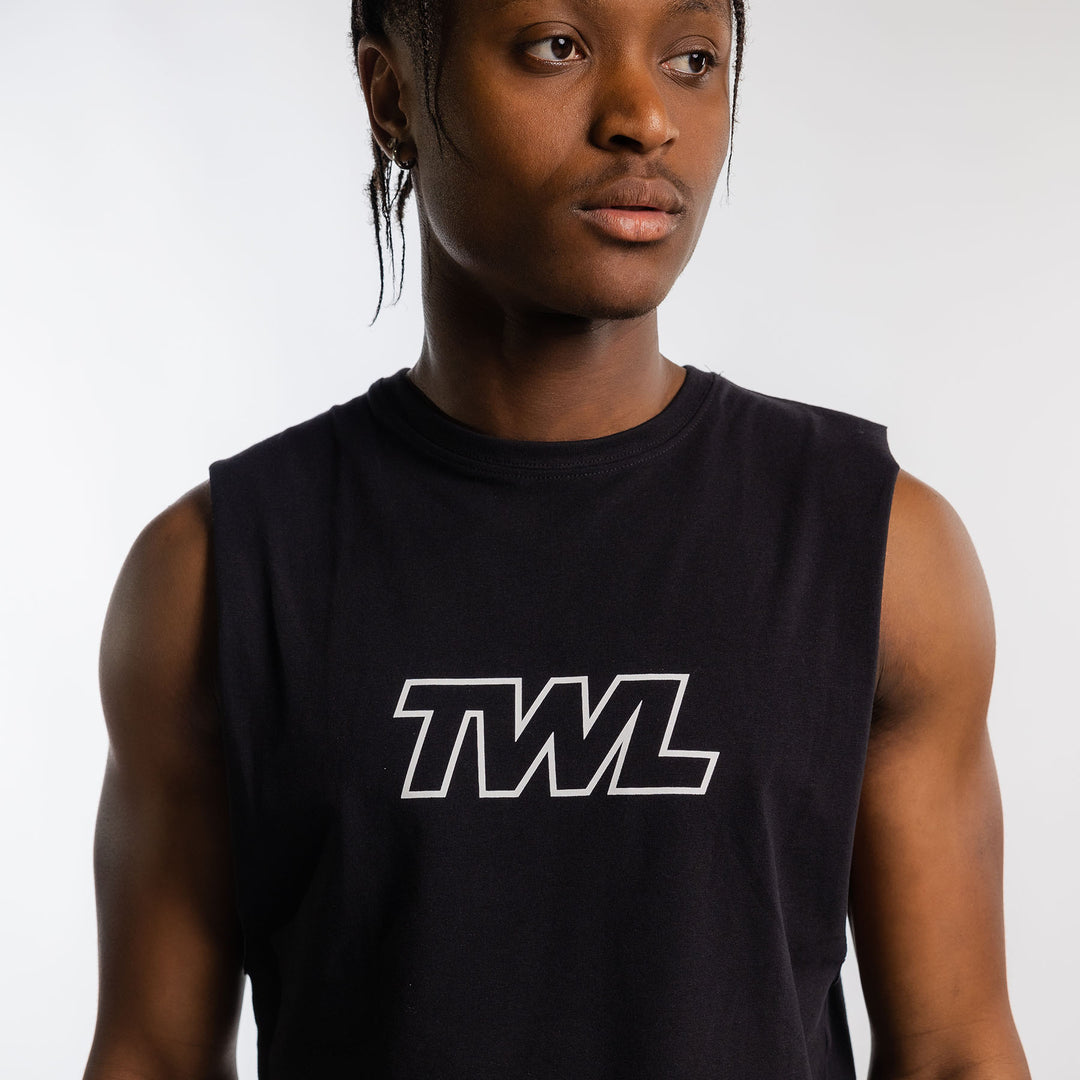 TWL - MEN'S EVERYDAY MUSCLE TANK - ATHLETE - BLACK