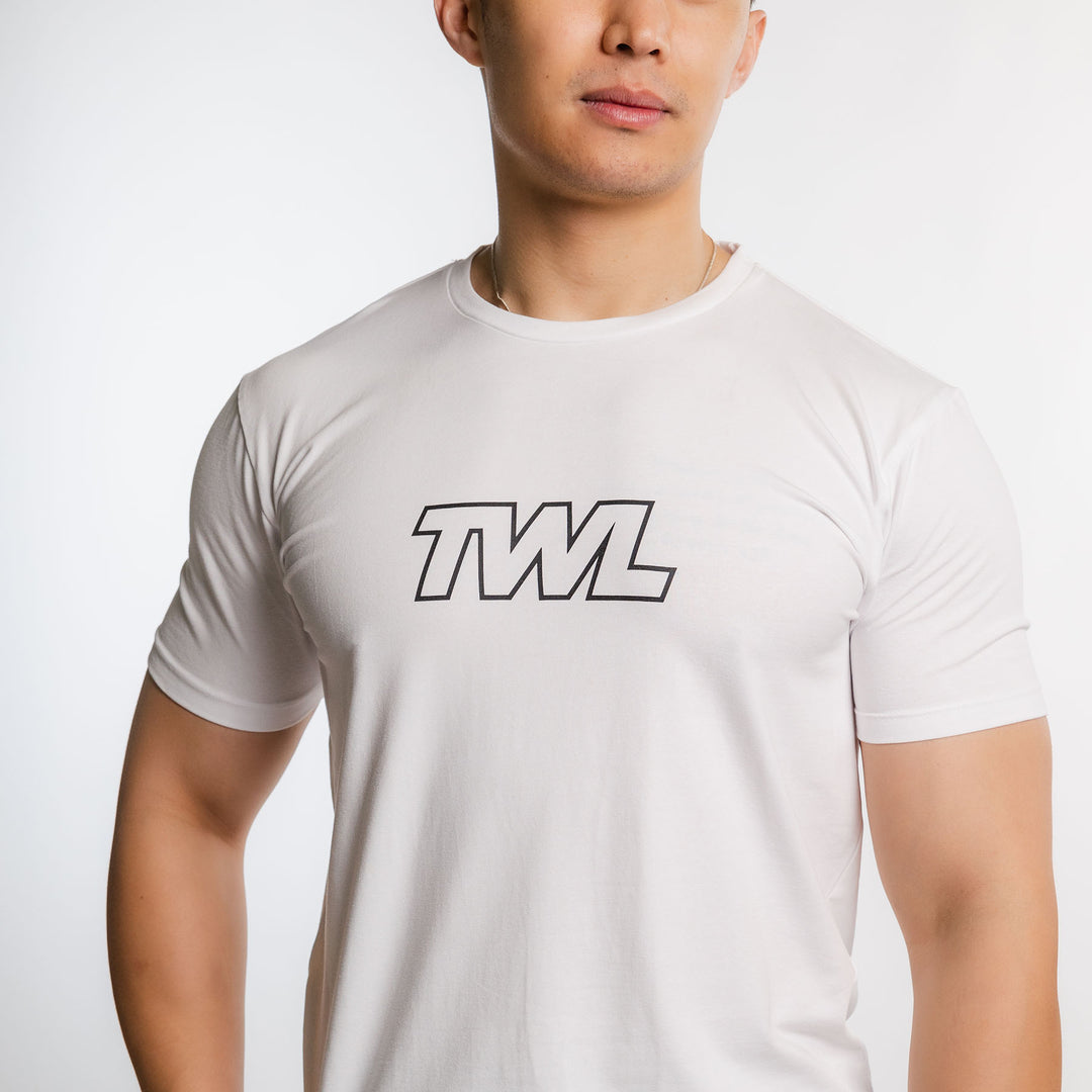 TWL - MEN'S EVERYDAY T-SHIRT - ATHLETE - WHITE