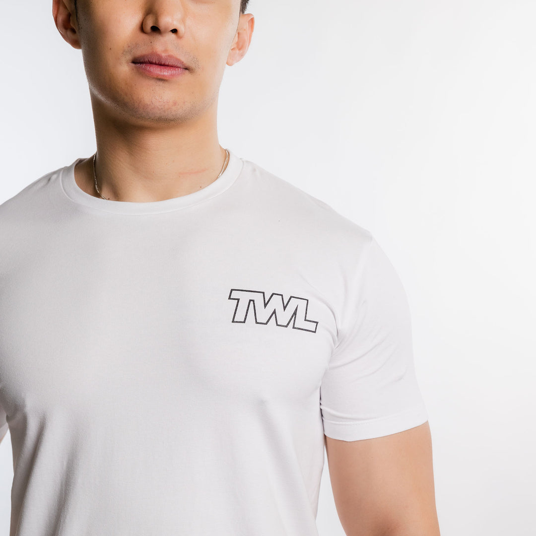 TWL - MEN'S EVERYDAY T-SHIRT - ATHLETE ICON - WHITE