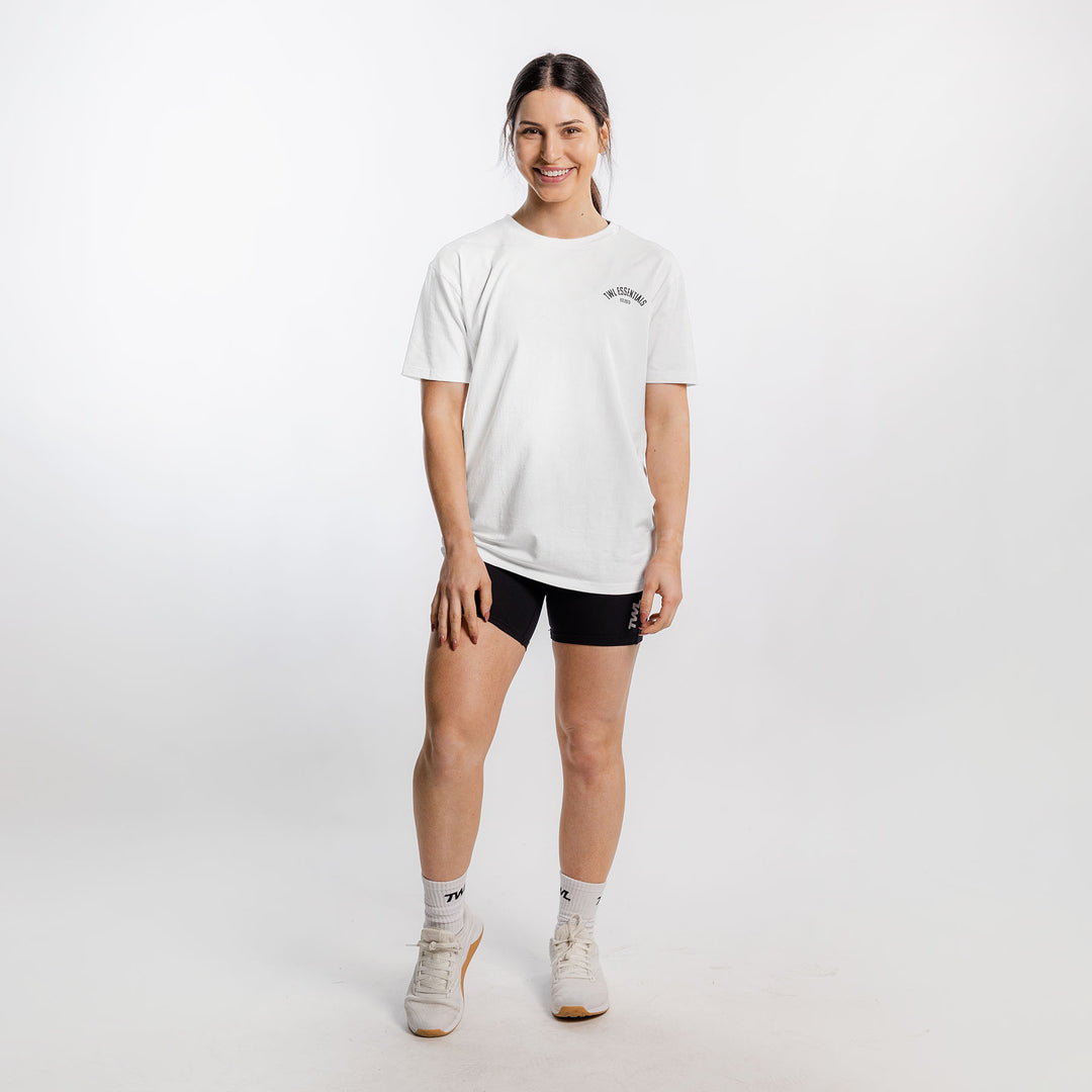 TWL - OVERSIZED T-SHIRT - ESSENTIALS - WHITE