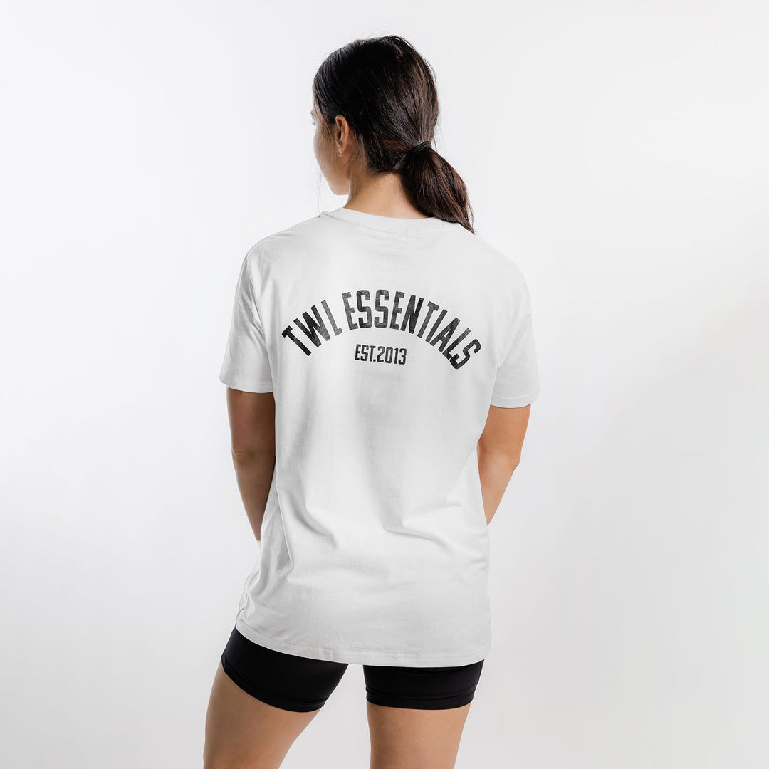 TWL - OVERSIZED T-SHIRT - ESSENTIALS - WHITE