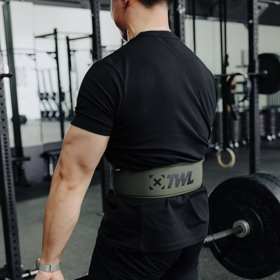 TWL - HYBRID VELCRO LIFTING BELT - DARK KHAKI