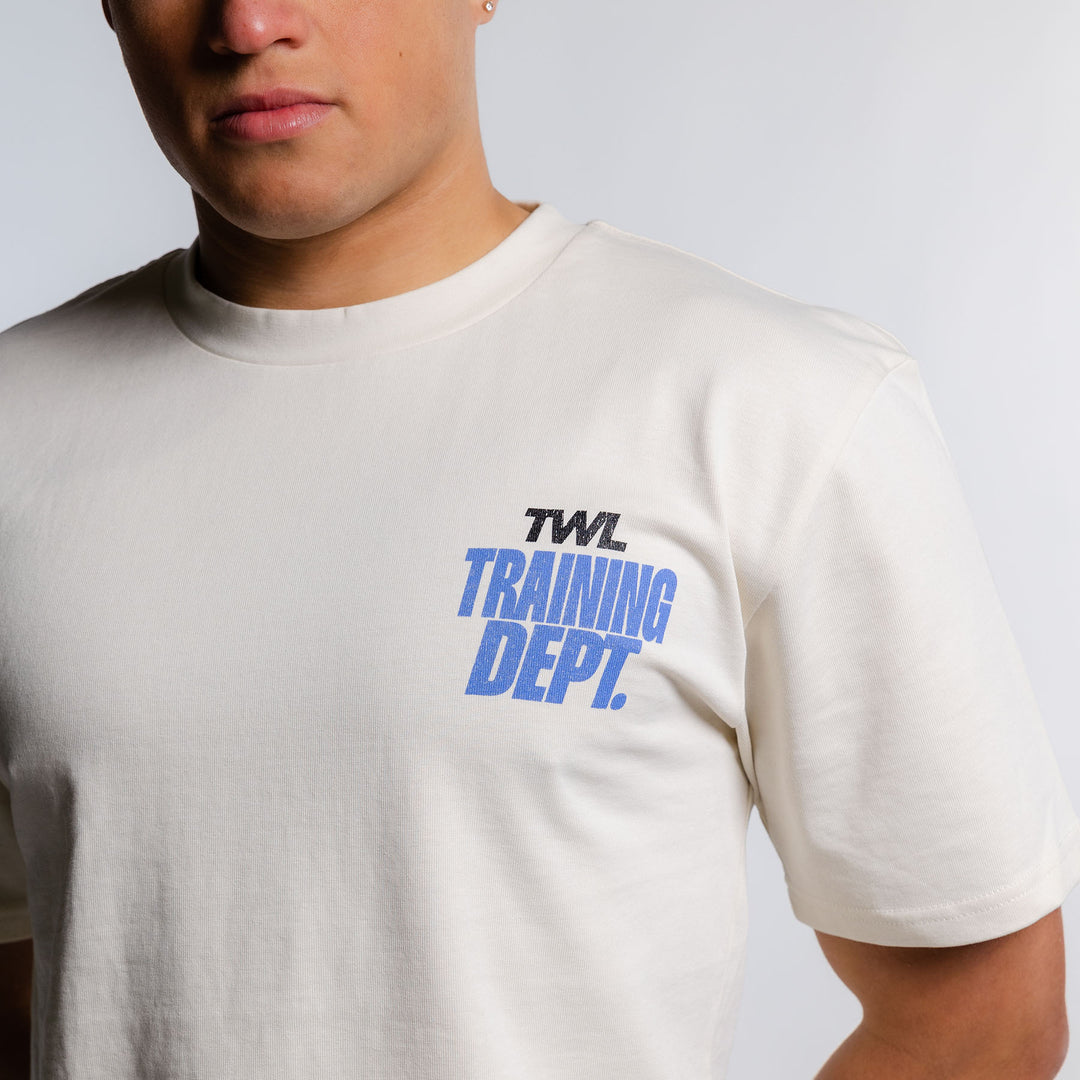 TWL - LIFESTYLE OVERSIZED T-SHIRT - TRAINING DEPT - BONE