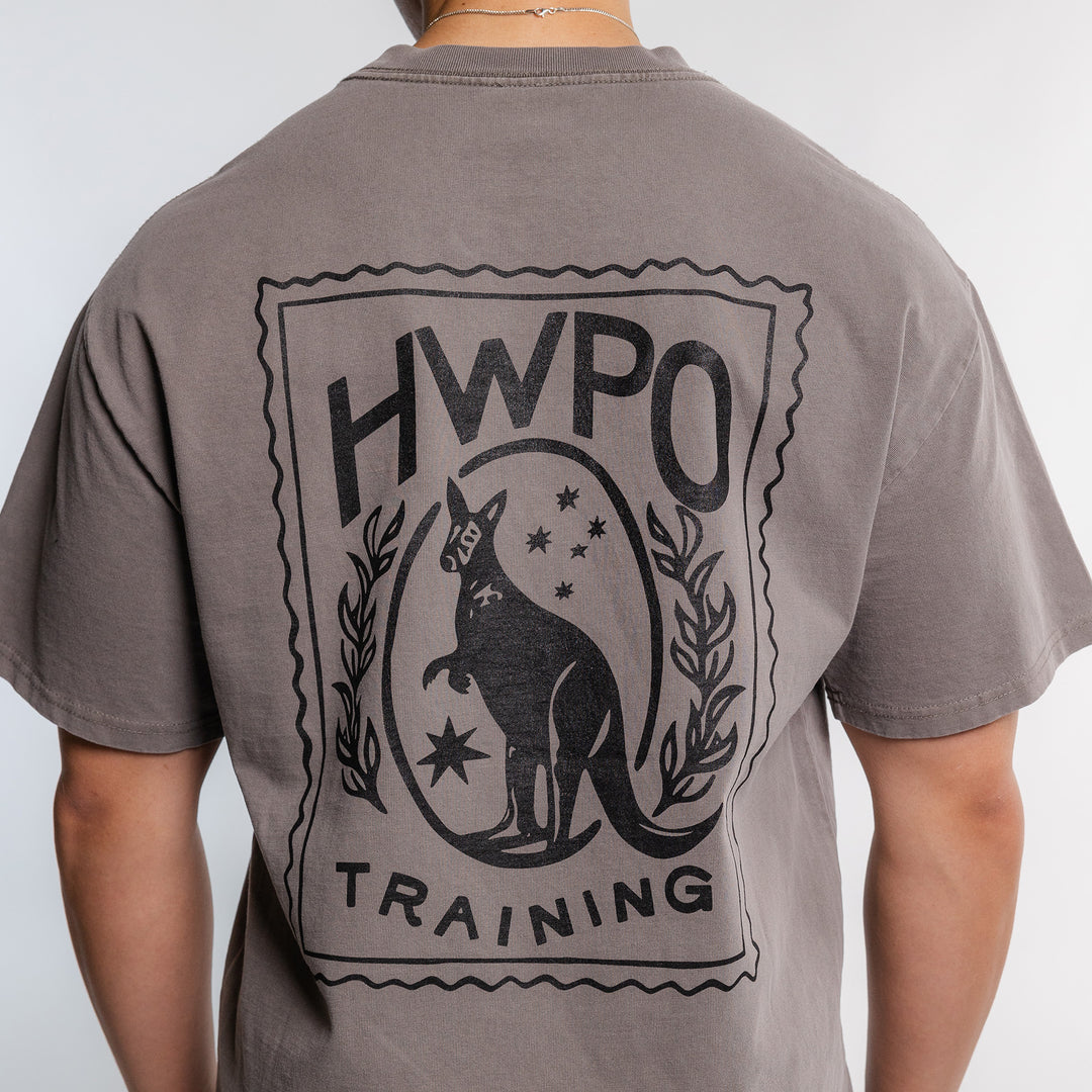 HWPO - OVERSIZED T-SHIRT - FADED GRAY [PRE-ORDER]