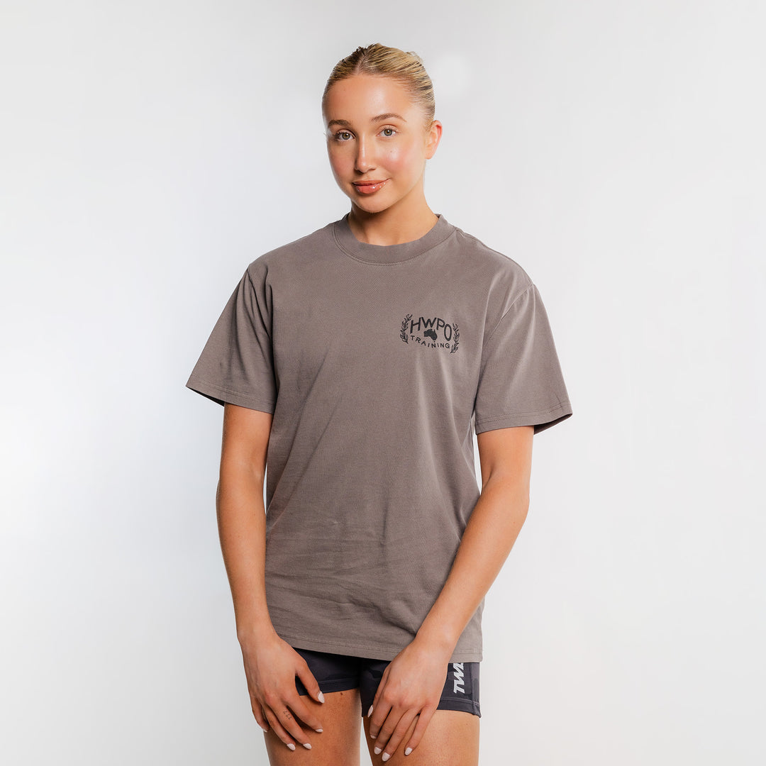 HWPO - OVERSIZED T-SHIRT - FADED GRAY [PRE-ORDER]