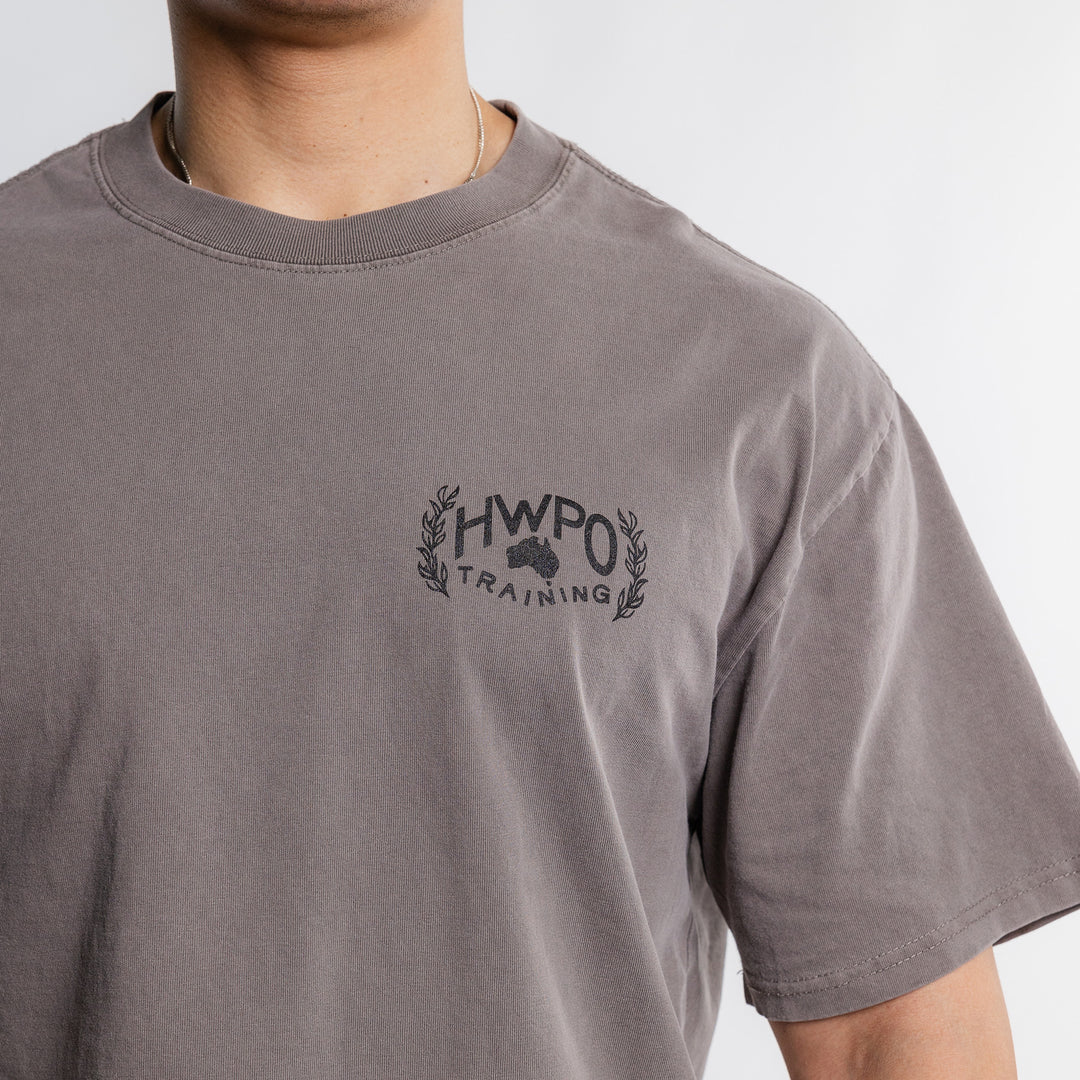 HWPO - OVERSIZED T-SHIRT - FADED GRAY [PRE-ORDER]