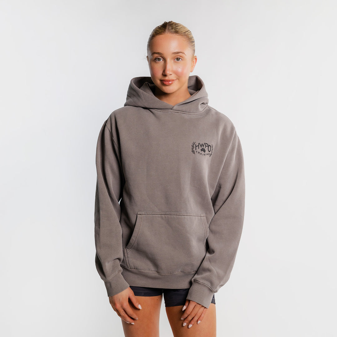 HWPO - RELAXED HOODIE - FADED GRAY [PRE-ORDER]