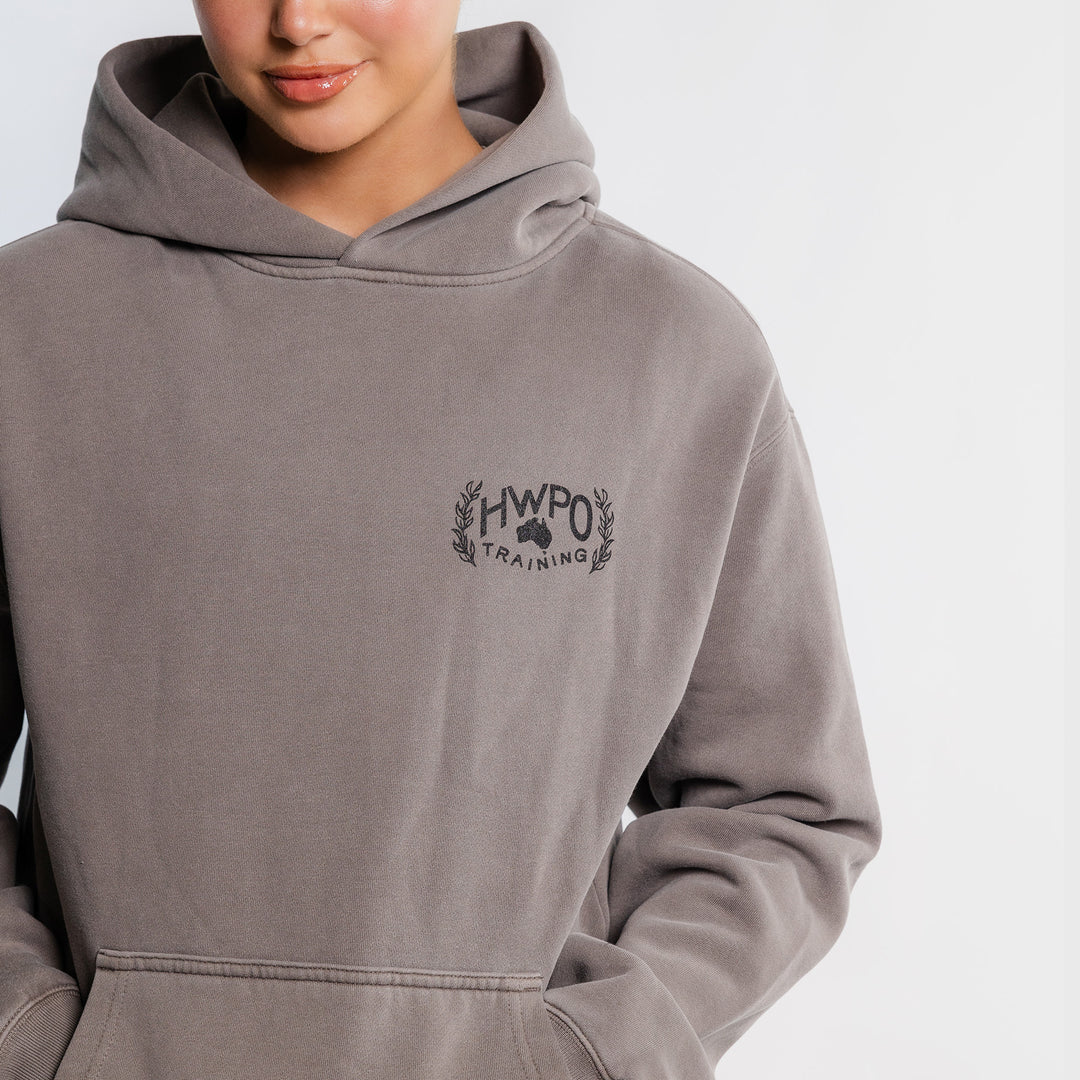 HWPO - RELAXED HOODIE - FADED GRAY [PRE-ORDER]