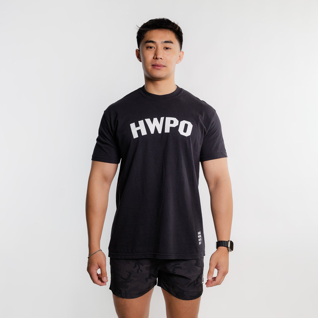 HWPO - STATEMENT T-SHIRT 2.0 - BLACK/WHITE [PRE-ORDER]