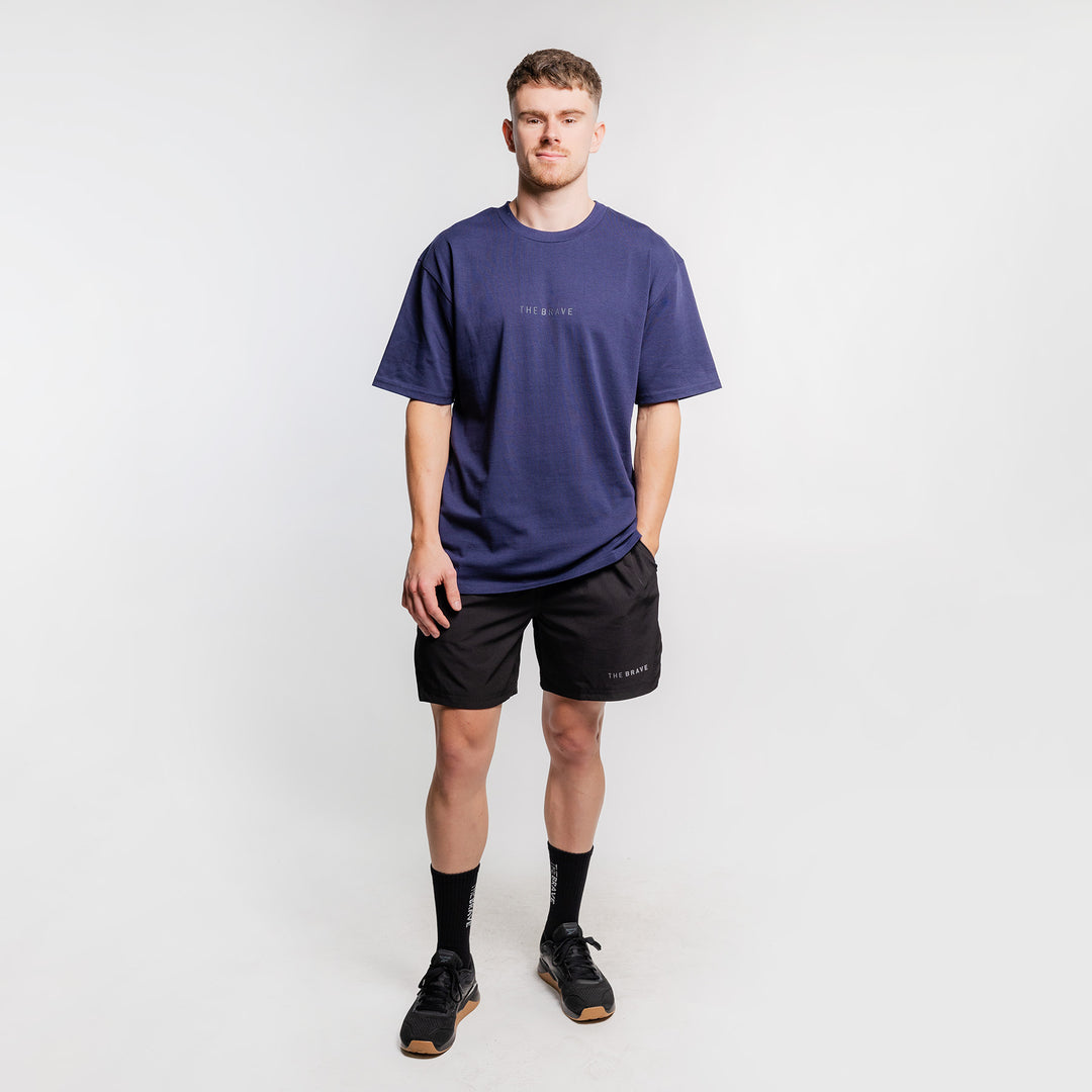 THE BRAVE - LIFESTYLE OVERSIZED T-SHIRT - DARK NAVY