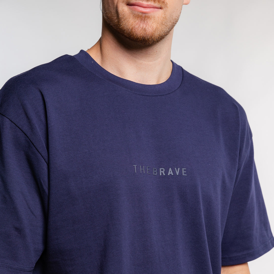 THE BRAVE - LIFESTYLE OVERSIZED T-SHIRT - DARK NAVY