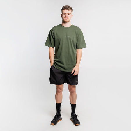 THE BRAVE - LIFESTYLE OVERSIZED T-SHIRT - DARK OLIVE