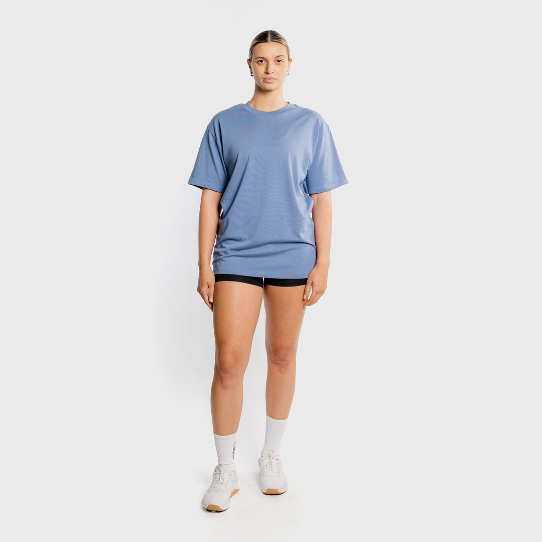 THE BRAVE - LIFESTYLE OVERSIZED T-SHIRT - GLACIER