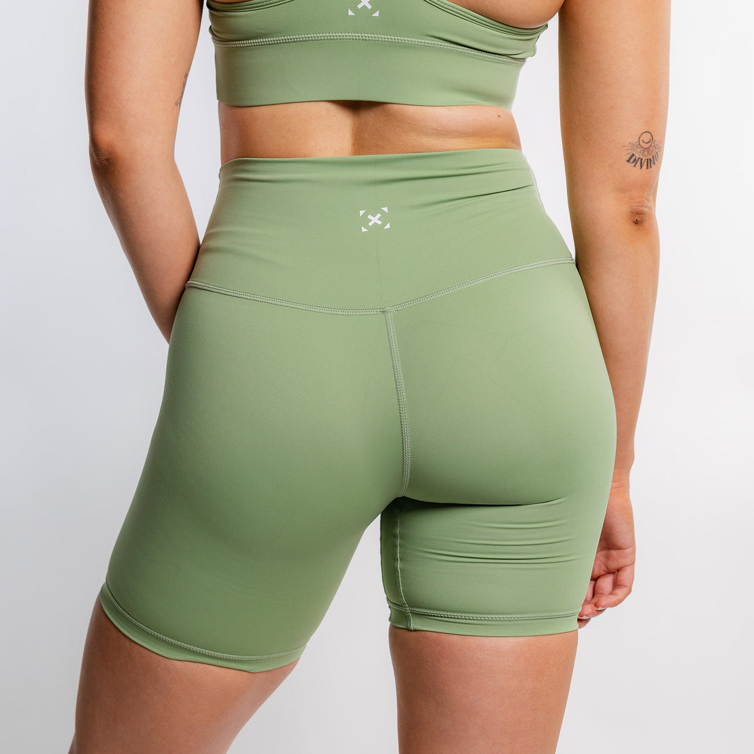 TWL - WOMEN'S HIGH WAISTED EXTRA LONG BALANCE SHORTS - JADE