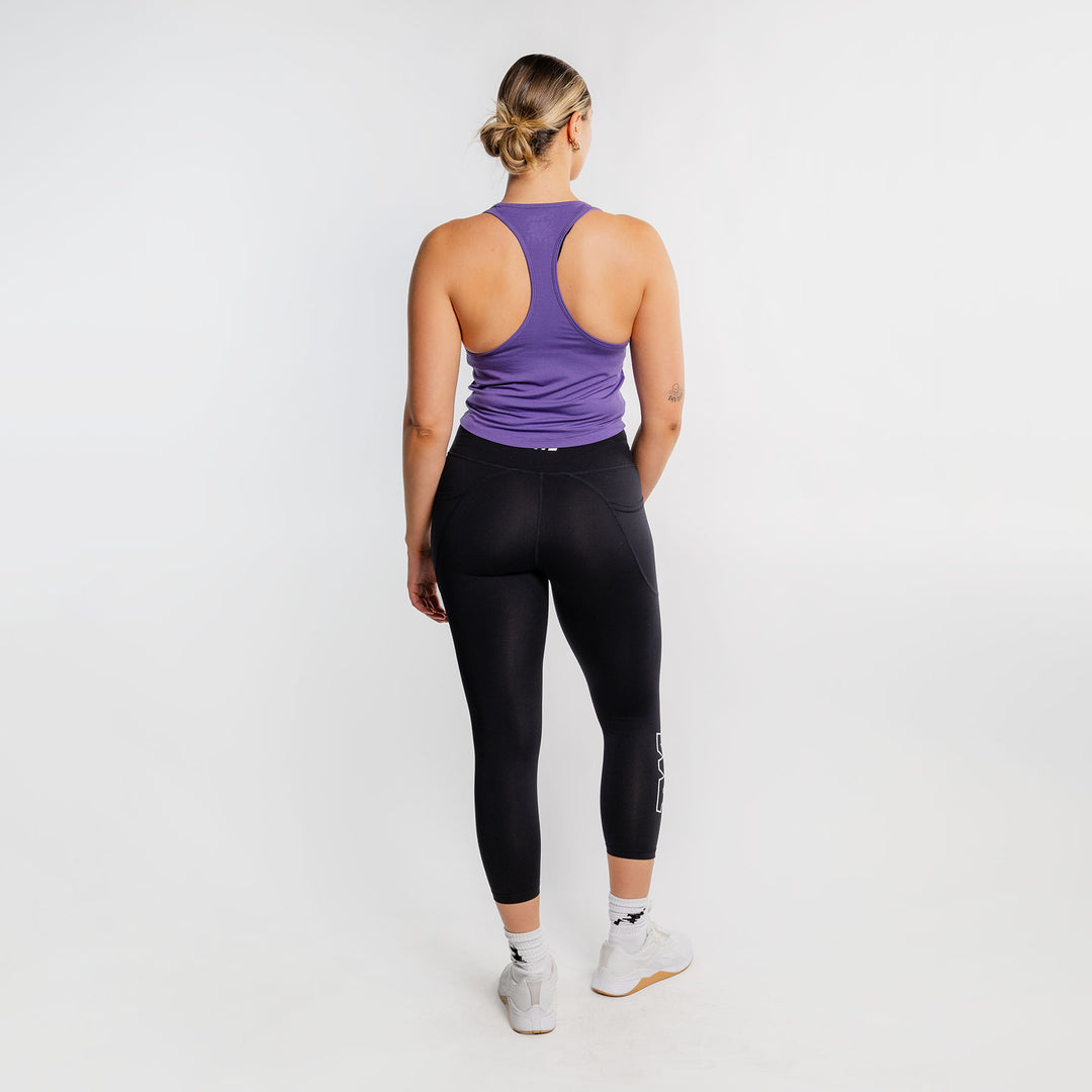 TWL - WOMEN'S EVERYDAY RACERBACK CROP - DAHLIA