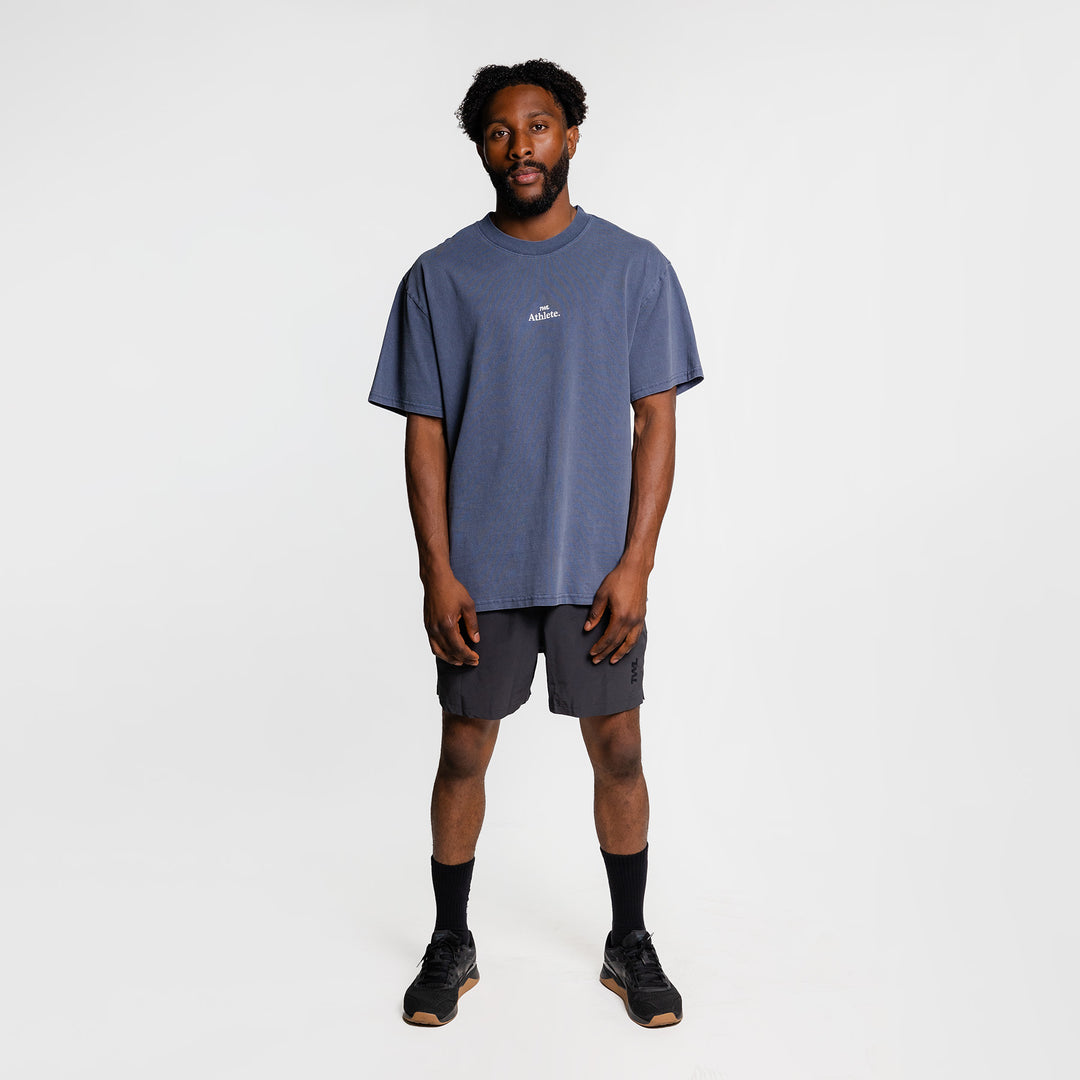 TWL - LIFESTYLE OVERSIZED T-SHIRT - Y2K ATHLETE -  FADED INDIGO