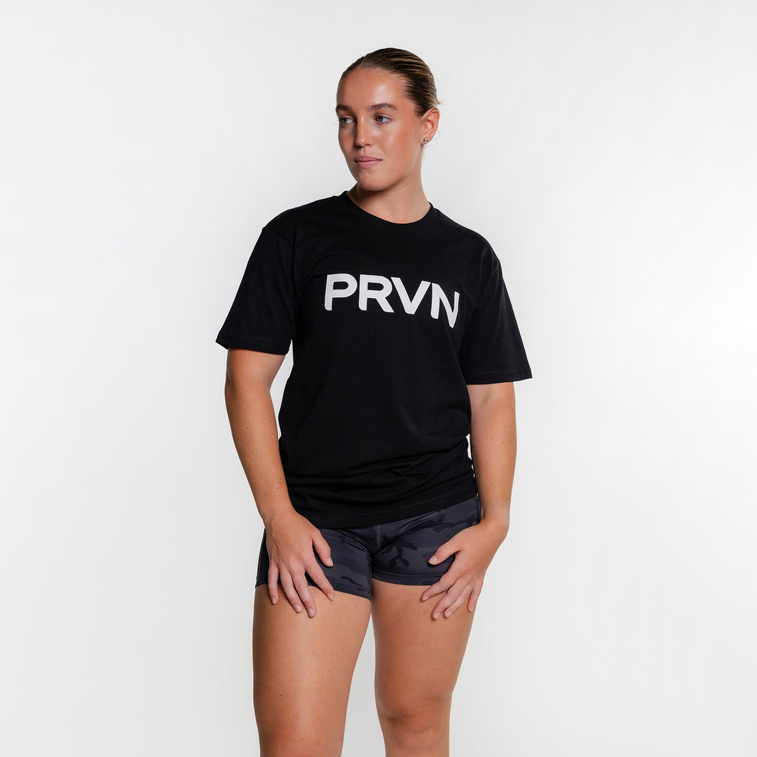 TWL - PRVN STAPLE T-SHIRT - BLACK/WHITE