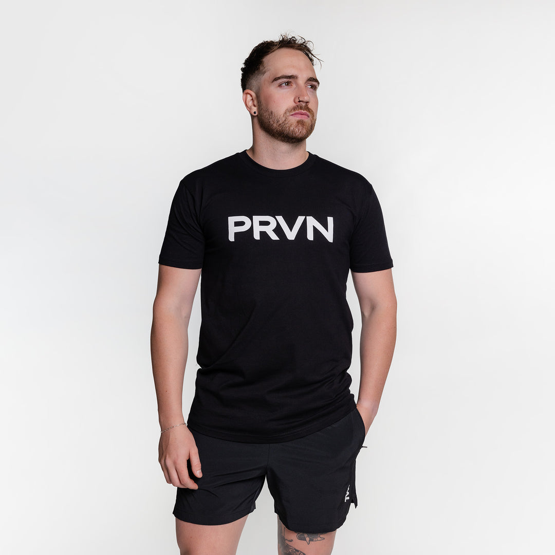 TWL - PRVN STAPLE T-SHIRT - BLACK/WHITE