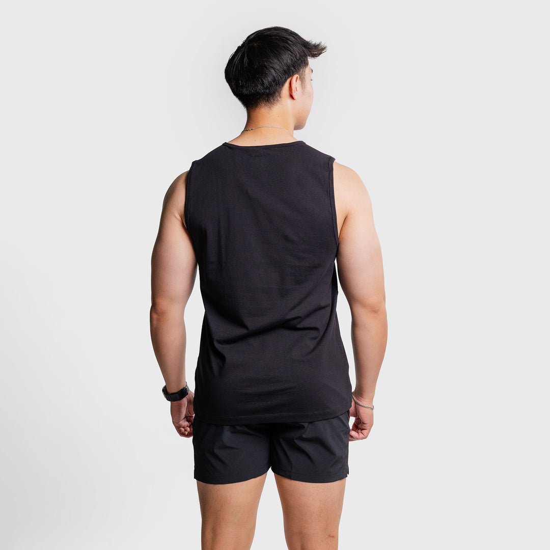 TWL - MEN'S EVERYDAY TANK - BLACK/WHITE