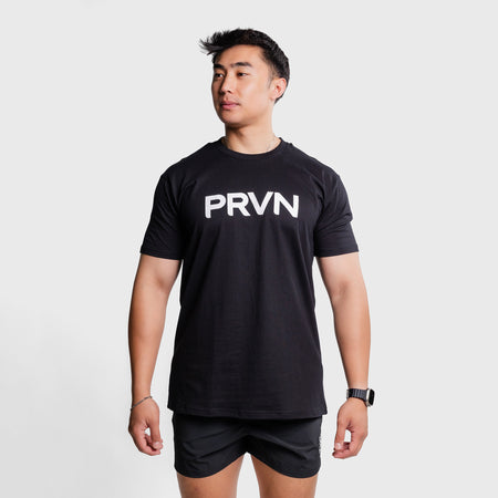 TWL - PRVN STAPLE T-SHIRT - BLACK/WHITE