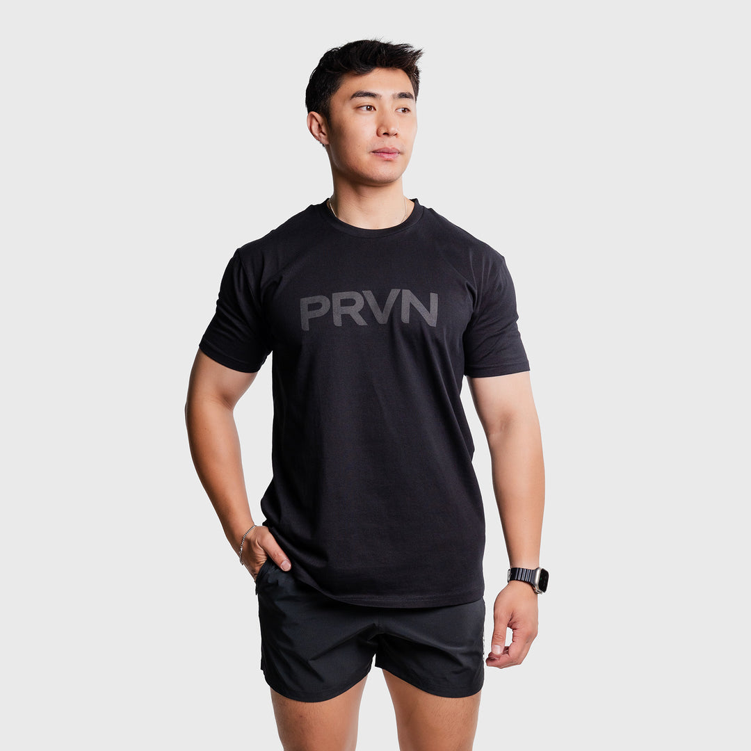 TWL - PRVN STAPLE T-SHIRT - BLACK/BLACK