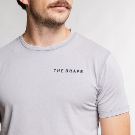 THE BRAVE - LIMITLESS T-SHIRT - CONCRETE ACID WASH