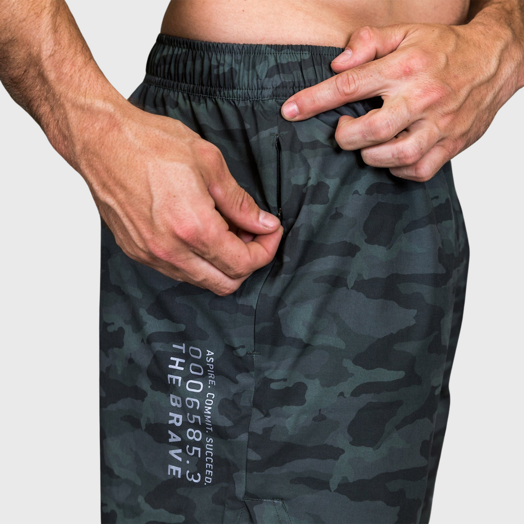 THE BRAVE - MEN'S CRUISER SHORT 3.0 - GREEN CAMO