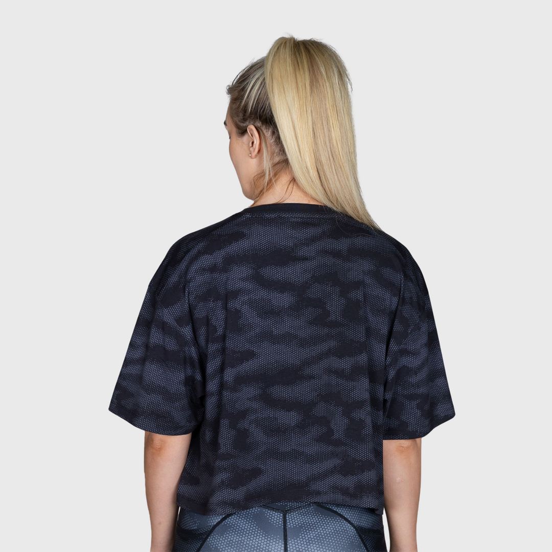 TWL - WOMEN'S OVERSIZED CROPPED T-SHIRT - ELEMENT