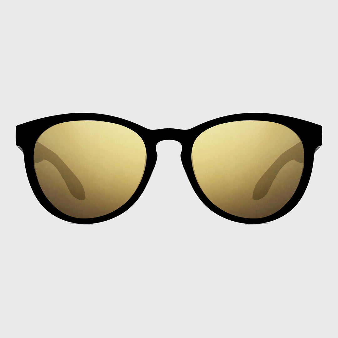 ACTIV - One T2B - Matte Black with Gold Mirror Lens