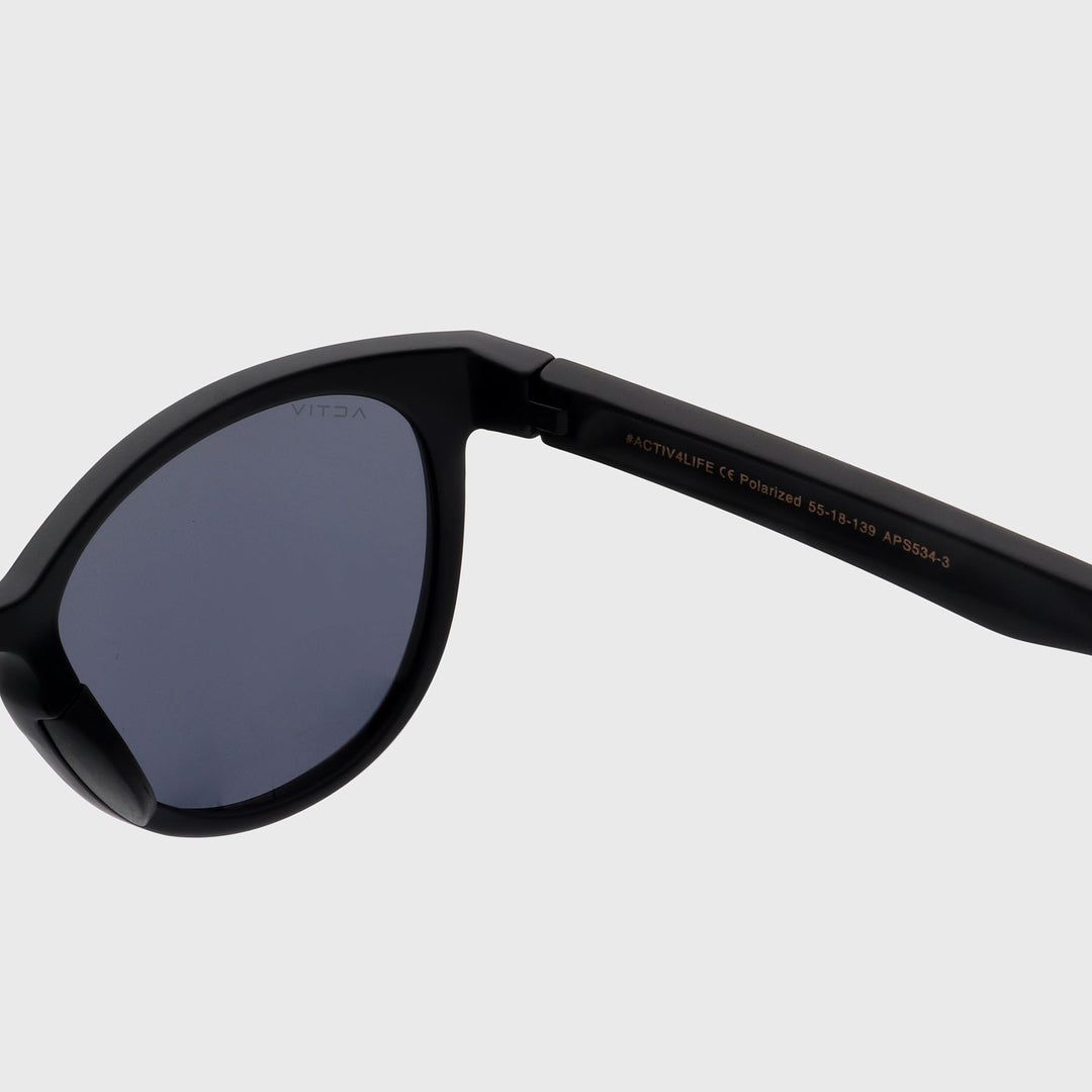 ACTIV - One T2B - Matte Black with Gold Mirror Lens