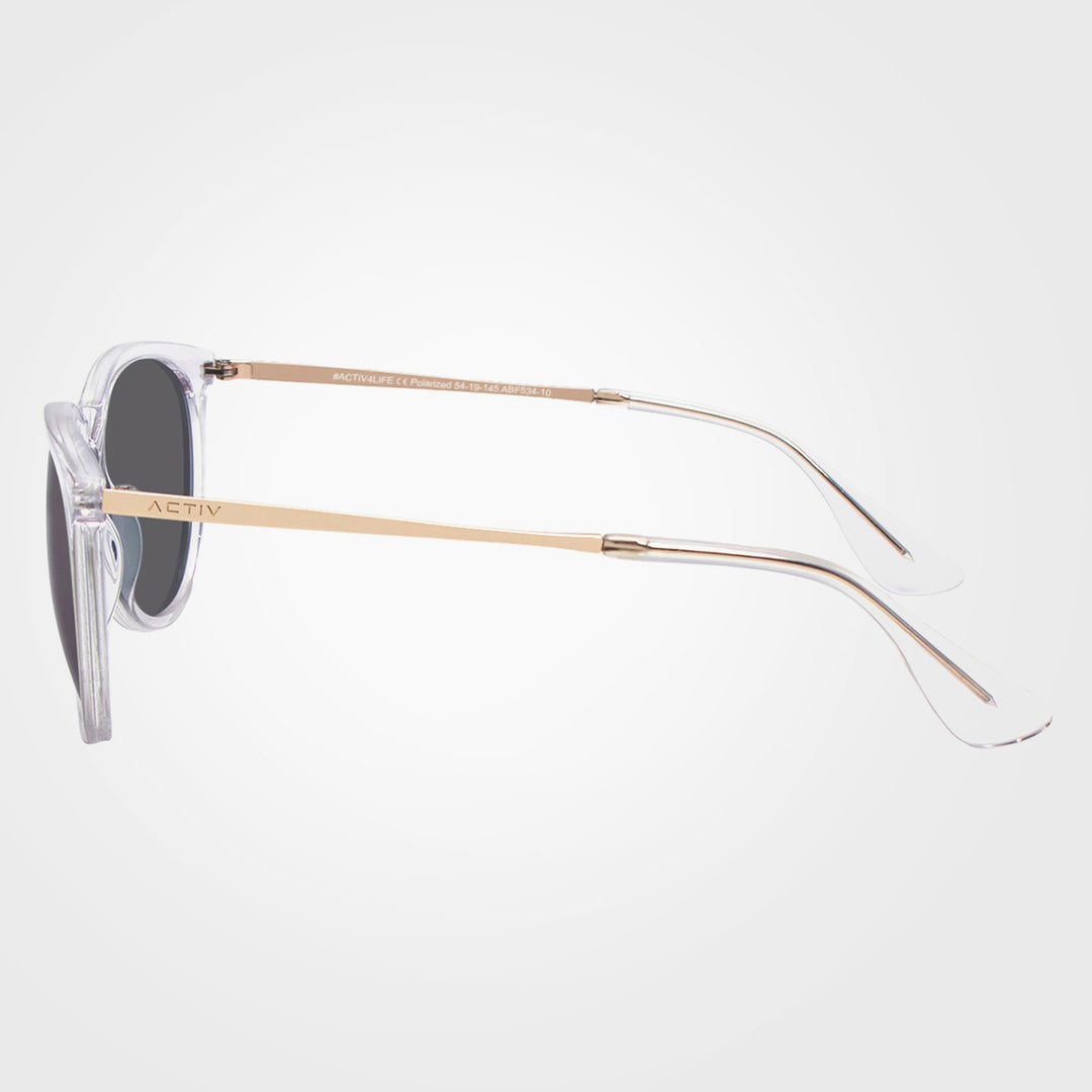 ACTIV - T2B Gloss Clear & Gold with Cool Grey Lens