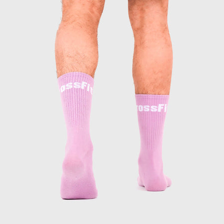 Northern Spirit - CROSSFIT® SOCKS MID-HEIGHT UNISEX SOCKS - ORCHID BLOOM