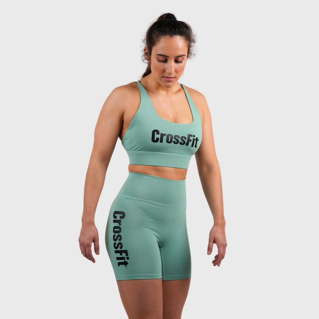 Northern Spirit - Cruiser CrossFit® Women's High Waisted Short 6-inch - SHALE GREEN