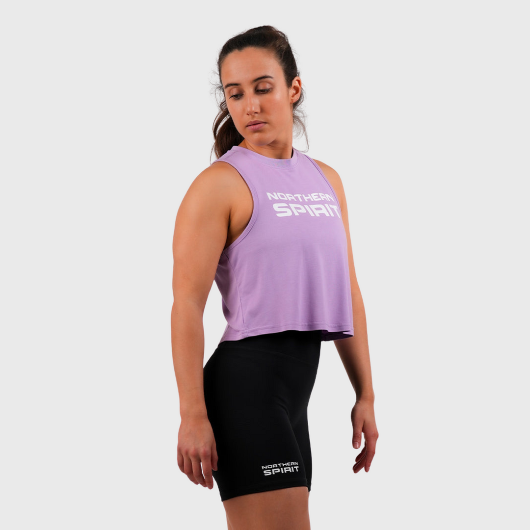 Northern Spirit - THAESIA WOMEN REGULAR FIT CROP TANK - ORCHID BLOOM