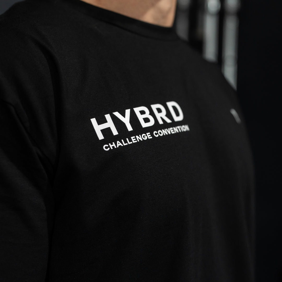HYBRD x TWL - OVERSIZED T-SHIRT - BLACK