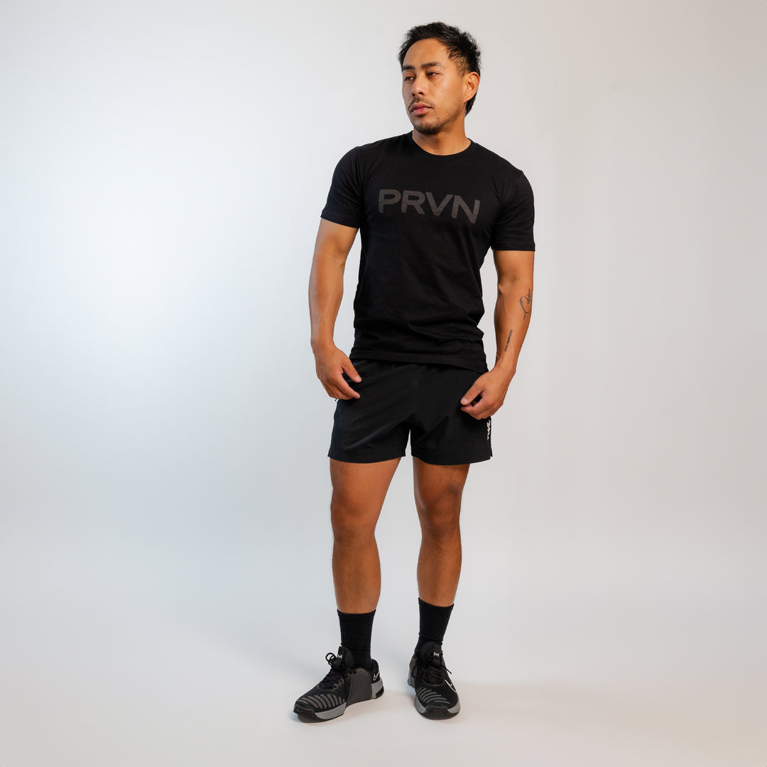 TWL - PRVN STAPLE T-SHIRT - BLACK/BLACK