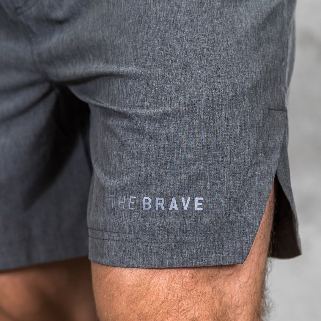 THE BRAVE - MEN'S CRUISER SHORT 3.0 - HEATHER GREY