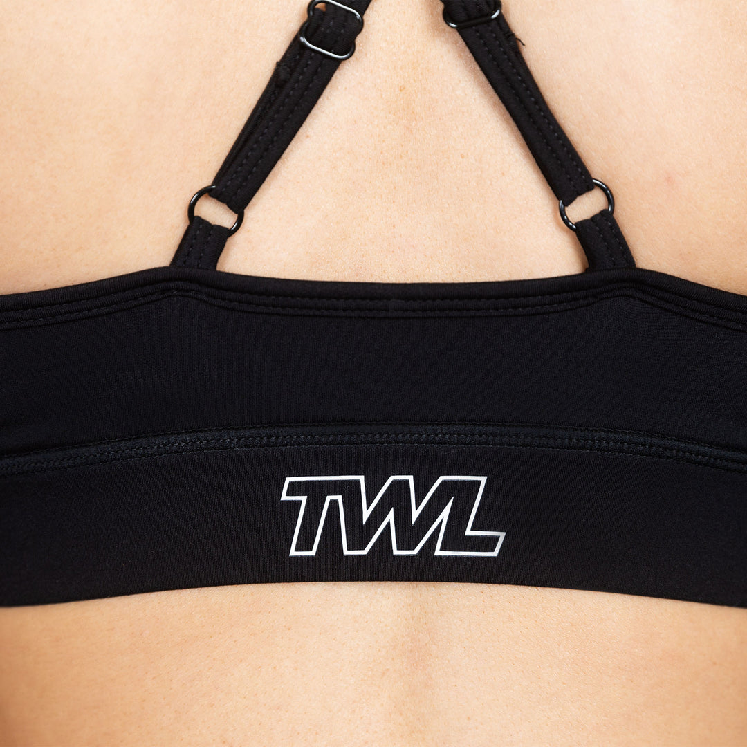 TWL - WOMEN'S FLEET BRA - ATHLETE 2.0 - BLACK/WHITE