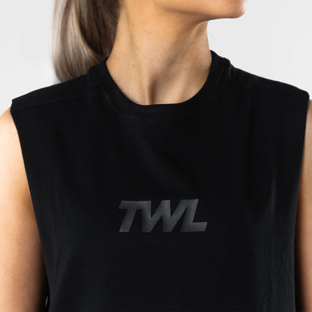 TWL - WOMEN'S SLASH CROP 2.0 - TRIPLE BLACK