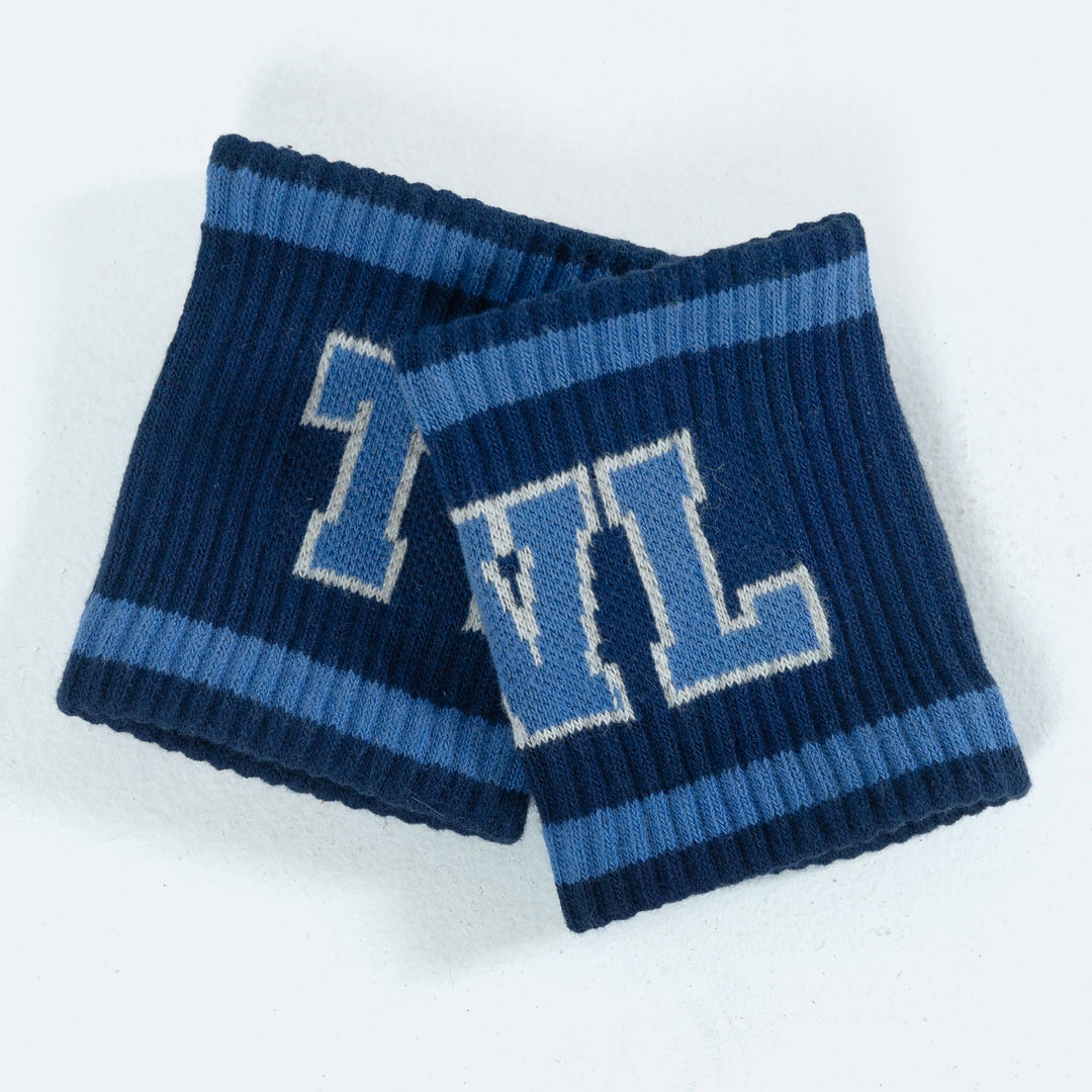 TWL - EVERYDAY KNITTED WRISTBANDS - VARSITY/NAVY - 2 PACK
