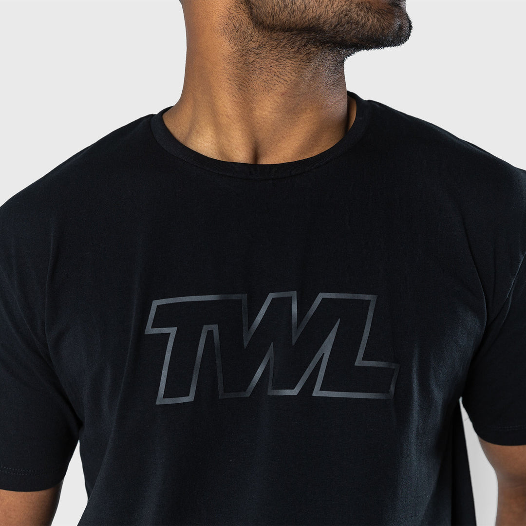 TWL - MEN'S EVERYDAY T-SHIRT 2.0 - ATHLETE 2.0 - BLACK/BLACK