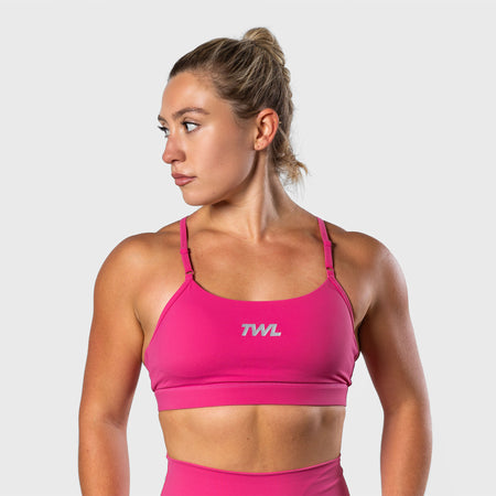 High Impact Sports Bra, High Support Sports Bras for Women, Women'S  Spaghetti Strap Cotton Pullover Sports Bra Value Pack, Pink, Small :  : Clothing, Shoes & Accessories