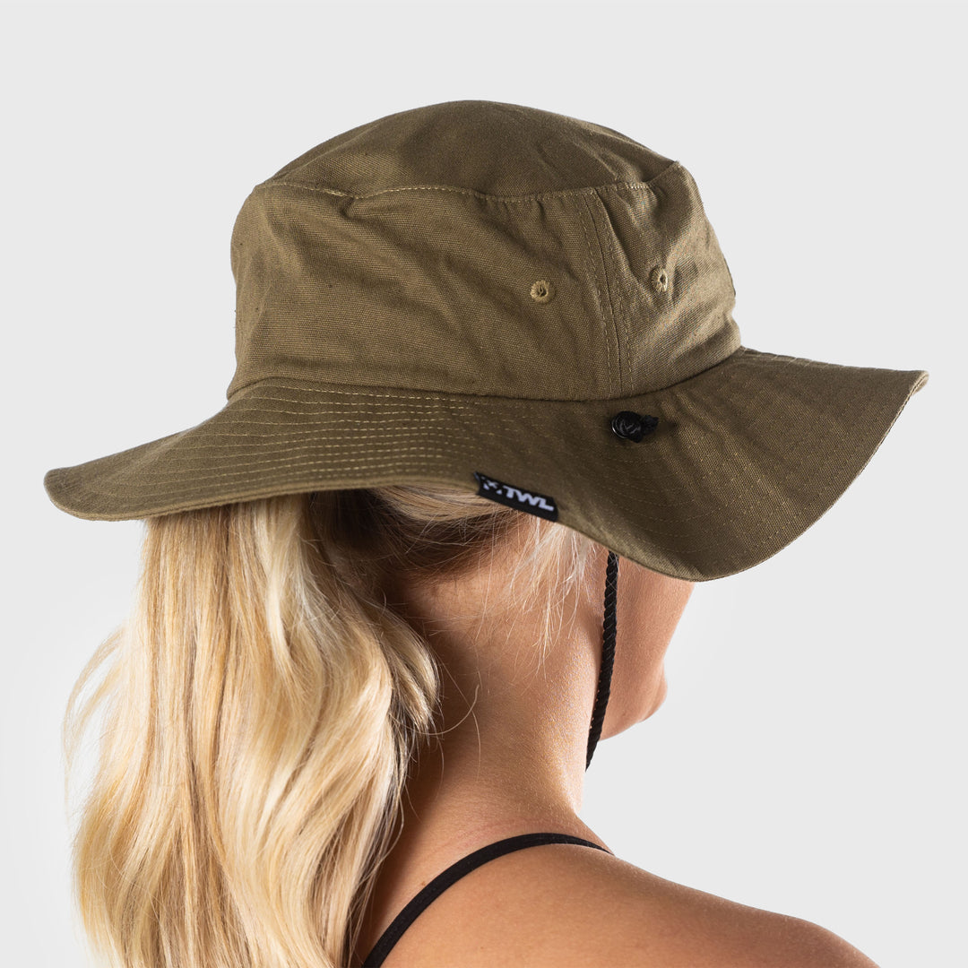 TWL - BOONIE HAT WITH VELCRO PATCH - OLIVE