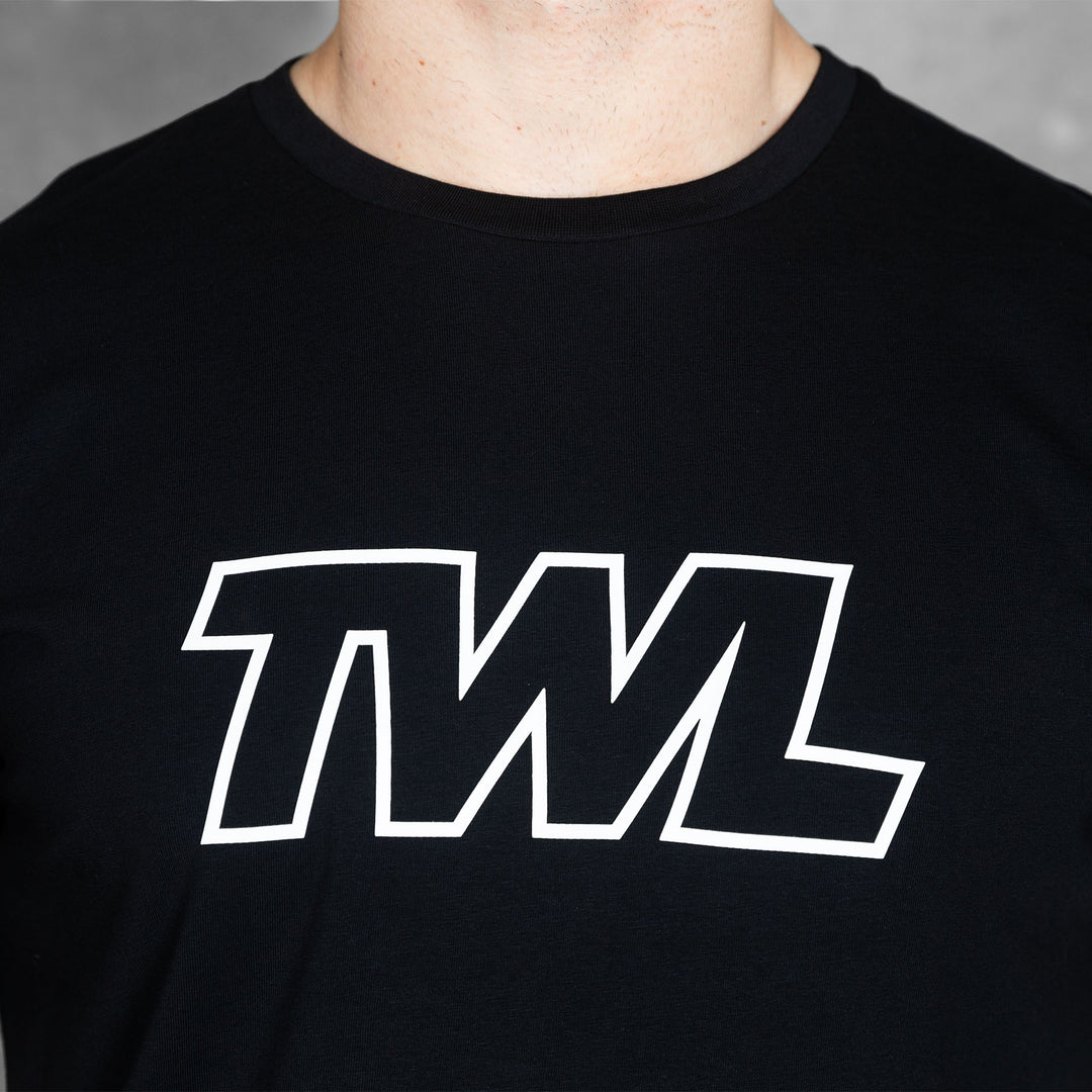 TWL - MEN'S EVERYDAY T-SHIRT 2.0 - ATHLETE 2.0 - BLACK/WHITE